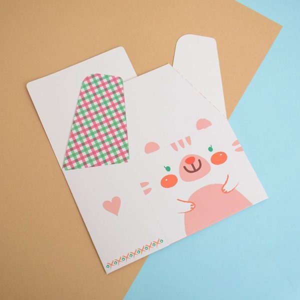 3 PCS 6946 Office Stationery Creative Student Paper Cute Animal Single Storage Pen Holder Finishing Box (Yellow) - Image 4