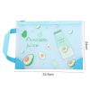 L0028 Avocado TPU File Bag Storage Folder Waterproof Papers Portfolio Student Stationery, Size: L (Cactus) - Image 2