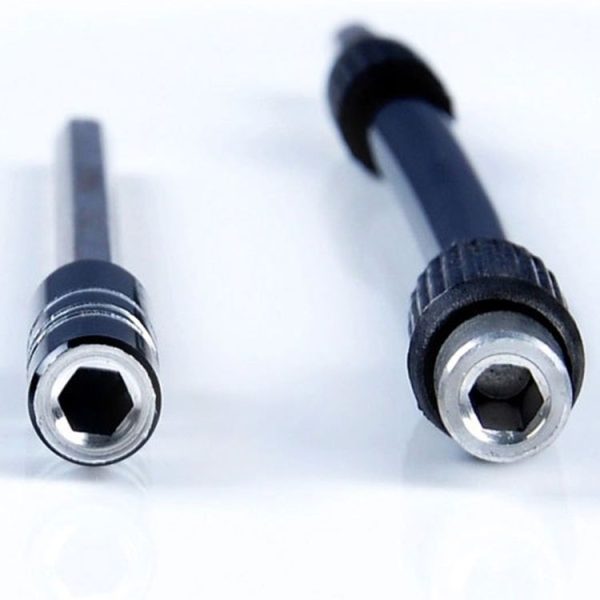 Hexagonal Drive Bit Bending Universal Hose Post Screwdriver Long Rod (Black) - Image 3