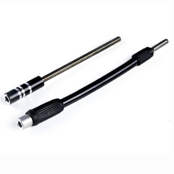 Hexagonal Drive Bit Bending Universal Hose Post Screwdriver Long Rod (Black) - Image 4