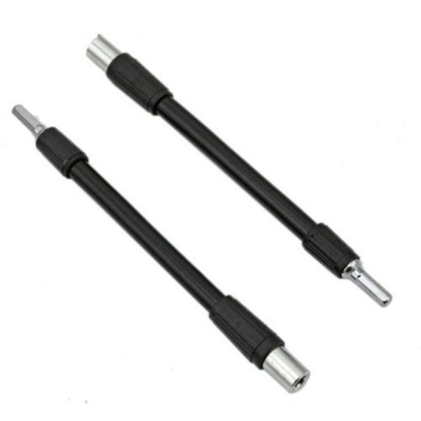 Hexagonal Drive Bit Bending Universal Hose Post Screwdriver Long Rod (Black) - Image 5