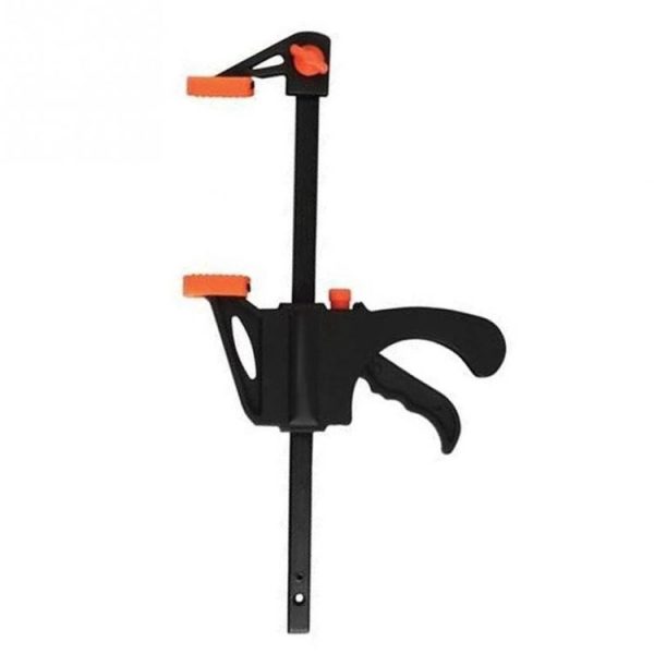 4 Inch Fixed Fast Wood Clip F Clamp Handmade Carpenter Tool (Orange) - Image 2