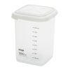 Transparent Storage Box Food Storage Box Rectangular Sealed Grain Storage Tank Kitchen With Scale Grain Box, Capacity: 1000ml