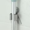 Creative Villain Free Punching Mop Rack Bathroom Broom Mop Hook Deck (White) - Image 3