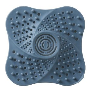 Suction Cup Anti-skid Filter Floor Ddrain Kitchen Sink Residue Isolation Net (Blue)