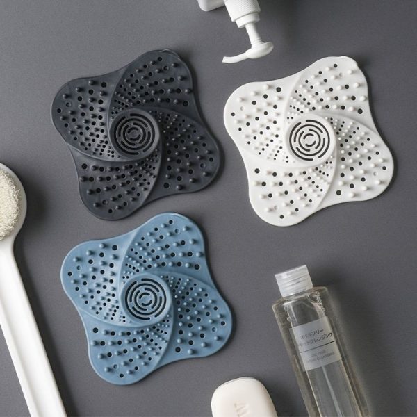 Suction Cup Anti-skid Filter Floor Ddrain Kitchen Sink Residue Isolation Net (Blue) - Image 7