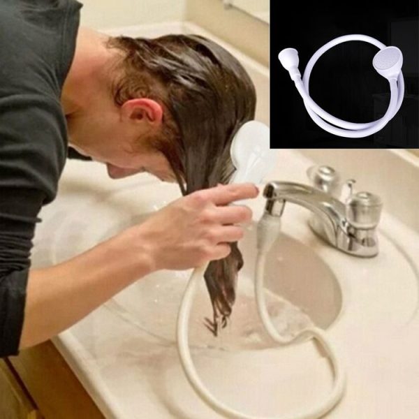 Pet Shower Multifunctional Simple Sink Nozzle Cleaning Shower Supplies (White) - Image 5