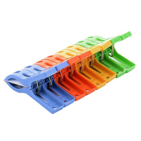 3 Packs x 8 PCS Powerful Spring Clothesline Clip Clothes Washing Drying Tool, Random Color Deliovery - Image 3