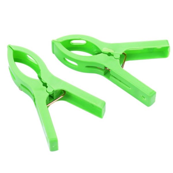 3 Packs x 8 PCS Powerful Spring Clothesline Clip Clothes Washing Drying Tool, Random Color Deliovery - Image 5