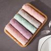 Kitchen Rag Double-sided Water-absorbing Wipe Sink Dish Rag Non Stick Oil Furniture Cleaning Cloth Random Color Delivery, Quantity: 10 PCS - Image 11