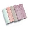 Kitchen Rag Double-sided Water-absorbing Wipe Sink Dish Rag Non Stick Oil Furniture Cleaning Cloth Random Color Delivery, Quantity: 10 PCS - Image 2