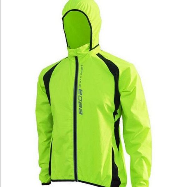 Quick Dry Cycling Jacket Waterproof Windproof Men Running Outdoor Rain Coat, Size: M (Green) - Image 2