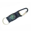 5 PCS Outdoor Aluminum Alloy Mini Practical Carabiner with Compass & Key Ring, Random Color Delivery - Image 2