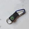 5 PCS Outdoor Aluminum Alloy Mini Practical Carabiner with Compass & Key Ring, Random Color Delivery - Image 4