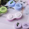 2 Pairs Contact Lens Box Beauty Box Invisible Mate Box Care Box, Random Color Delivery - Image 5