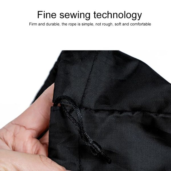 4 in 1 Portable Nylon Waterproof Travel Storage Bag Drawstring Beam Pocket Clothing Storage Bag, Size: 34cmx39cm (Coffee) - Image 5