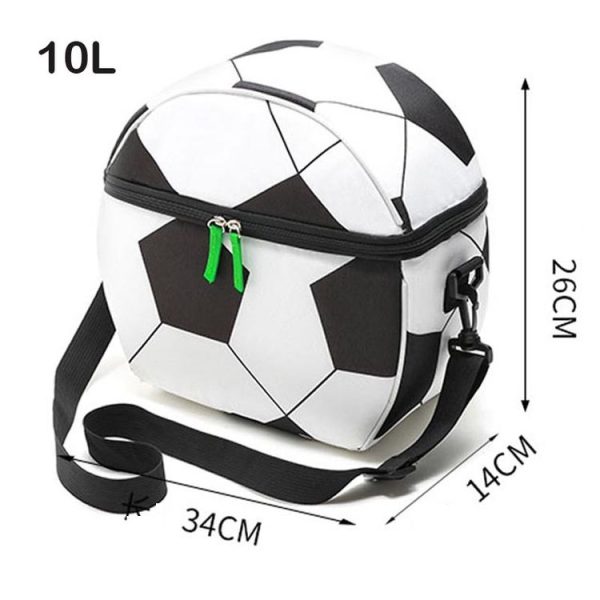 SANNE Football Styling Outdoor Picnic Bag Student Lunch Insulation Lunch Bag - Image 4