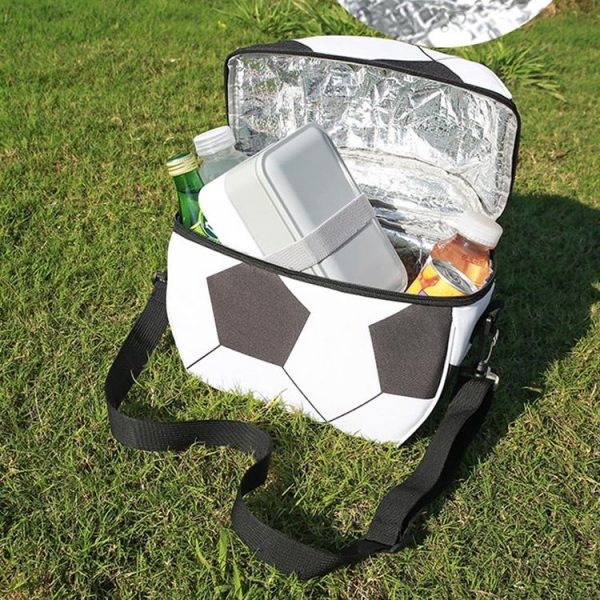 SANNE Football Styling Outdoor Picnic Bag Student Lunch Insulation Lunch Bag - Image 5