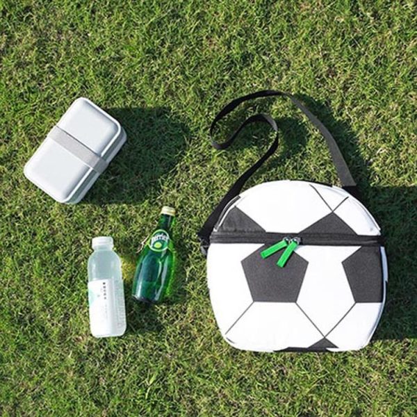 SANNE Football Styling Outdoor Picnic Bag Student Lunch Insulation Lunch Bag - Image 6