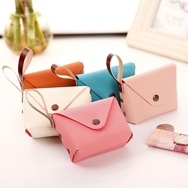 Cute Candy Color Small Purse Coin Bag Key Bag (Yellow) - Image 3
