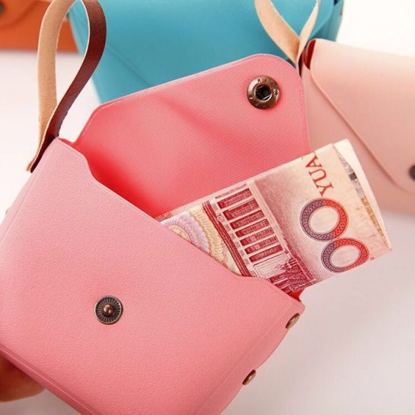 Cute Candy Color Small Purse Coin Bag Key Bag (Yellow) - Image 6