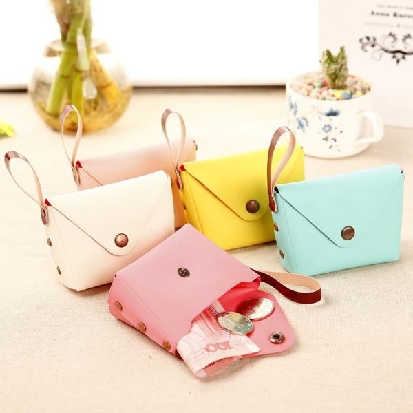 Cute Candy Color Small Purse Coin Bag Key Bag (Yellow) - Image 7