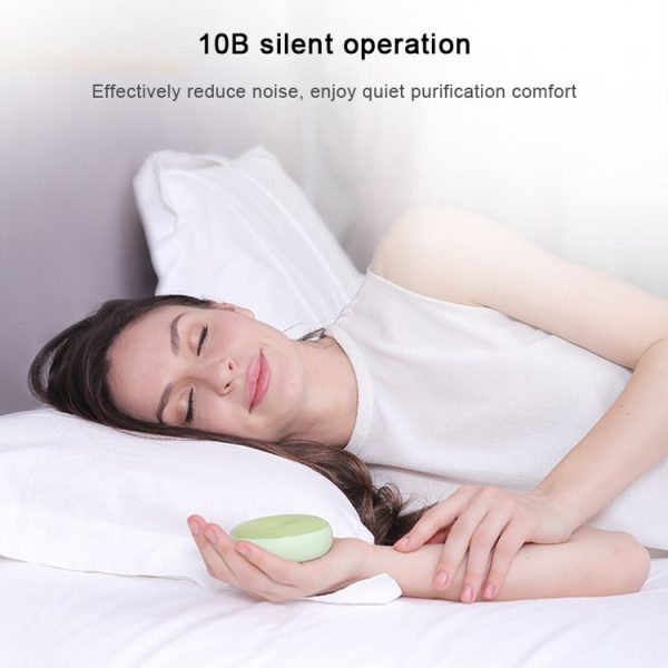Portable Donut Electric Air Purifier Home Car Anion Ozone Deodorizer (Blue) - Image 11