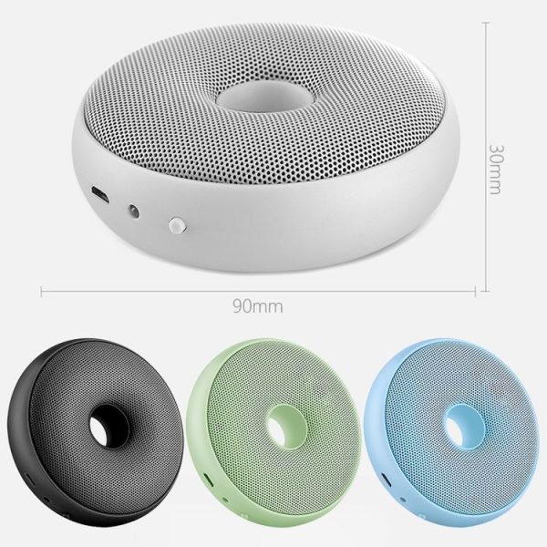 Portable Donut Electric Air Purifier Home Car Anion Ozone Deodorizer (Blue) - Image 3