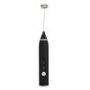 Kitchen Electric Hand-held Egg Beater Milk Coffee Mixer Stainless Steel Mini Handle Mixer (Black) - Image 2