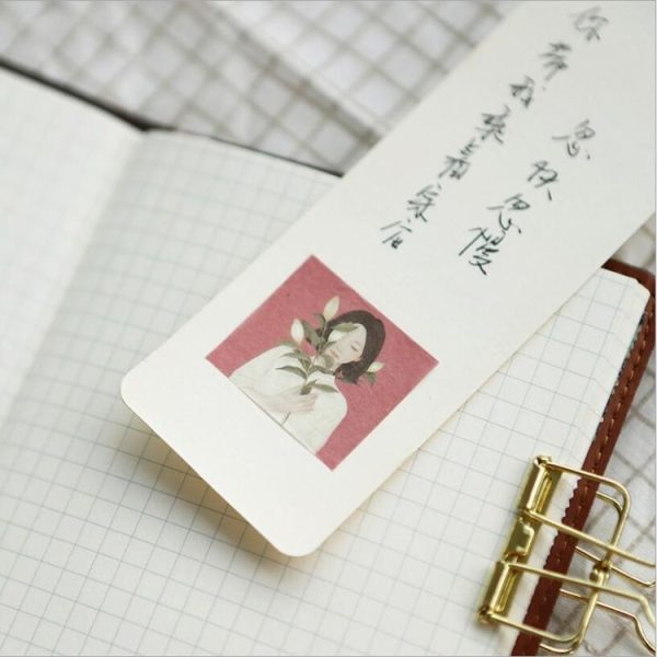 Girl Flower Watercolor Character Series Paper Tape Set Hand Account DIY Decorative Material (Dream) - Image 6