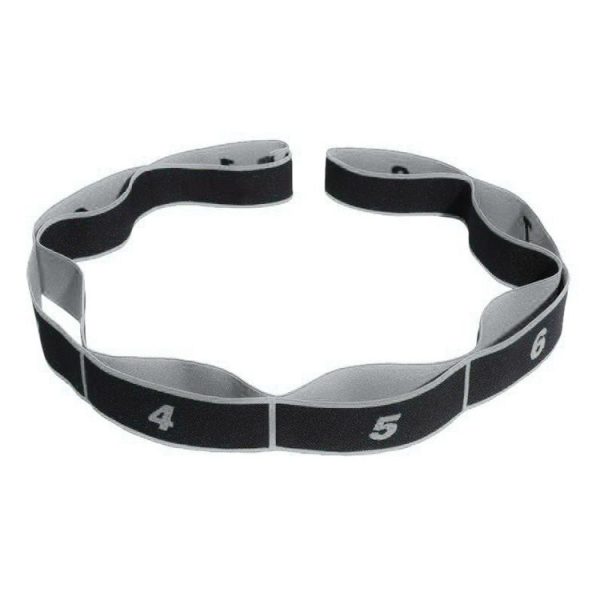 8 Lattice Yoga Stretch Band Dance Elastic Band Resistance Band (Grey) - Image 2