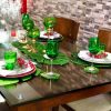 5 PCS EVA Turtle Back Leaf Hot Pressed Placemat Christmas Big Leaf Cup Placemat, Specification: Toon Leaf - Image 7