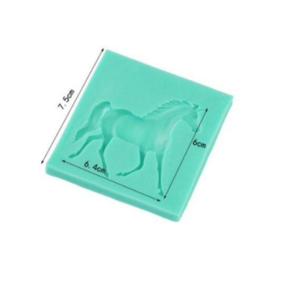 5 PCS Fondant Cake Silicone Mold Pony Chocolate Mold Baking DIY Tool - Image 2