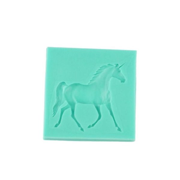 5 PCS Fondant Cake Silicone Mold Pony Chocolate Mold Baking DIY Tool - Image 4