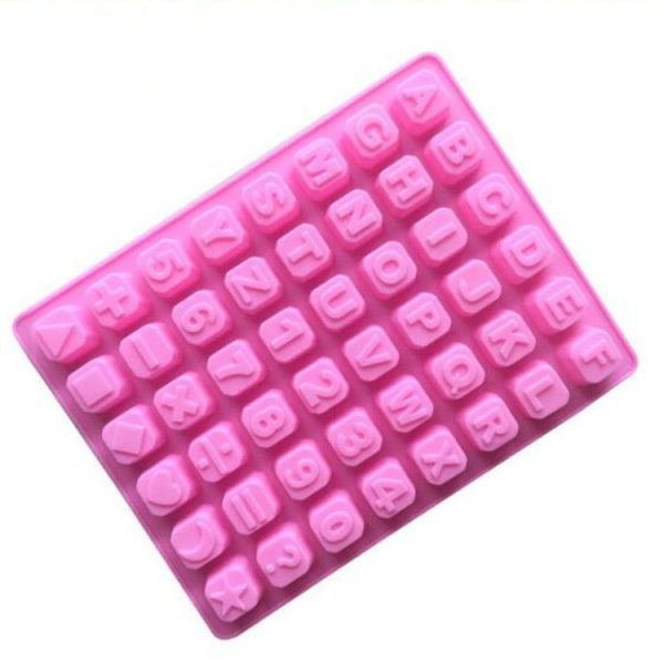 Stars Shape English Alphabet Silicone Chocolate Mold DIY Ice Handmade Soap Mold - Image 2