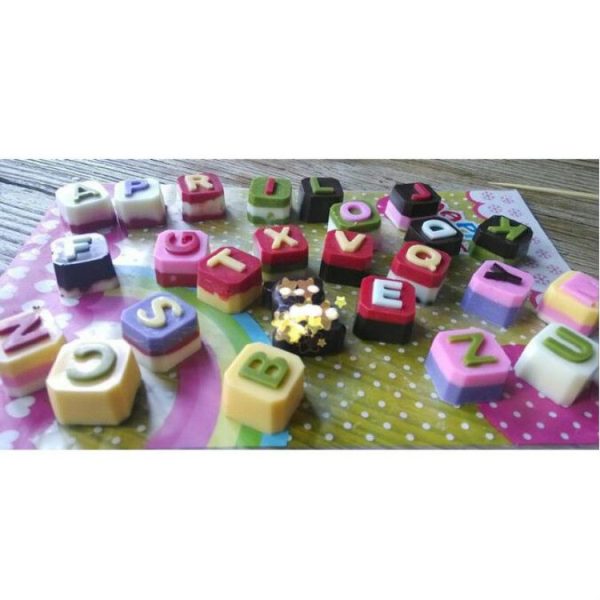 Stars Shape English Alphabet Silicone Chocolate Mold DIY Ice Handmade Soap Mold - Image 5