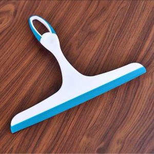 Glass Window Wiper Bathroom Glass Wiper Window Glass Cleaner Household Cleaning (Blue)