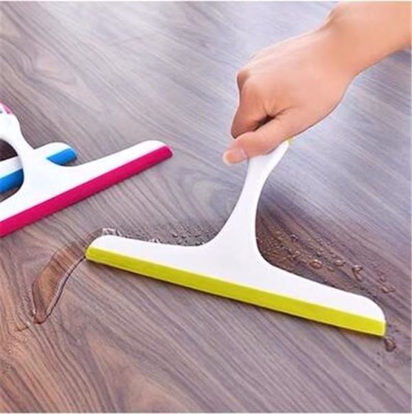 Glass Window Wiper Bathroom Glass Wiper Window Glass Cleaner Household Cleaning (Blue) - Image 3
