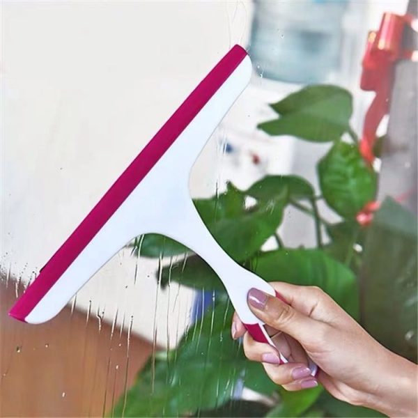 Glass Window Wiper Bathroom Glass Wiper Window Glass Cleaner Household Cleaning (Blue) - Image 4