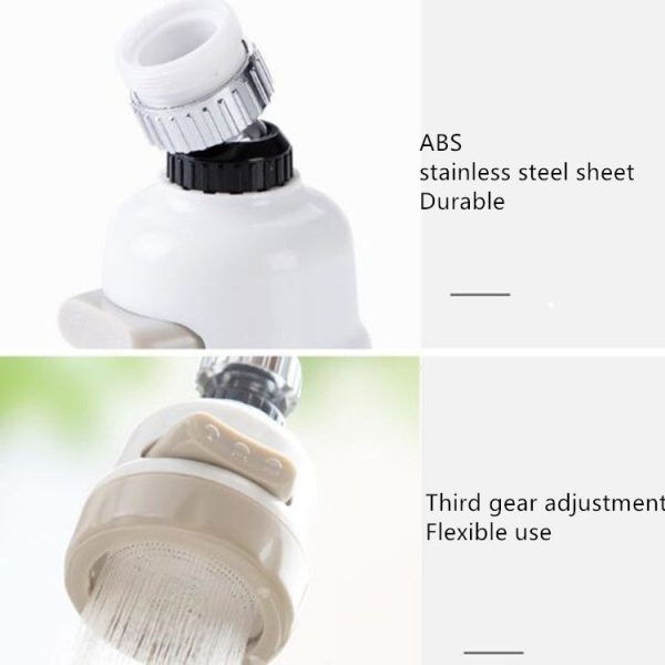 2 PCS Faucet Booster Shower Anti-splash Sprinkler Accessories Kitchen Tap Water-saving Adjustment Filter - Image 5