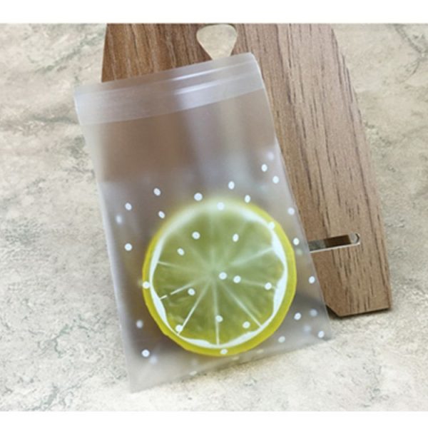 100pcs / Pack Plastic Transparent Cellophane Bags Polka Dot Candy Cookie Gift Bag with DIY Self Adhesive Pouch Celofan Bags for Party, Size: 7x7cm (Transparent) - Image 6