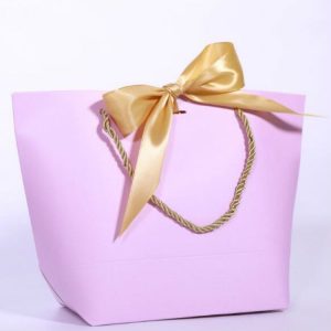 2 PCS Present Box For Clothes Books With Handles, Size: 28x10x20CM (Light Purple)