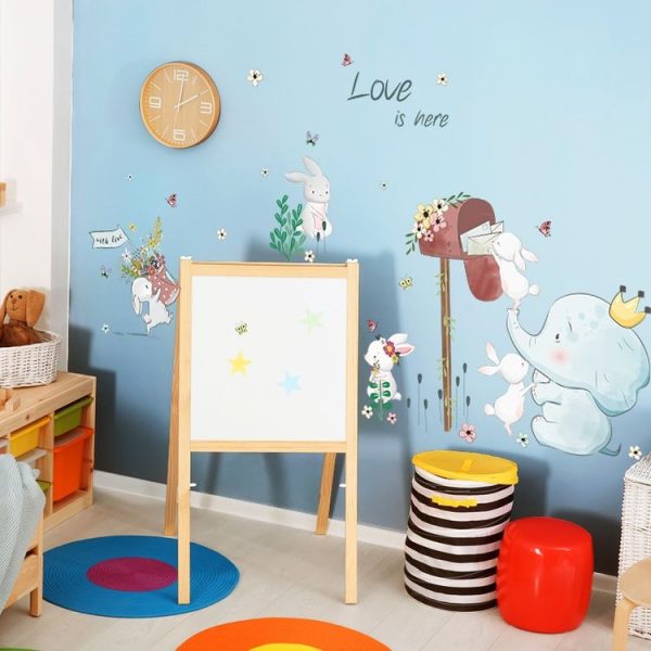 Cartoon Cute Children Room Bedside Kindergarten Layout Decorative Wall Stickers - Image 4