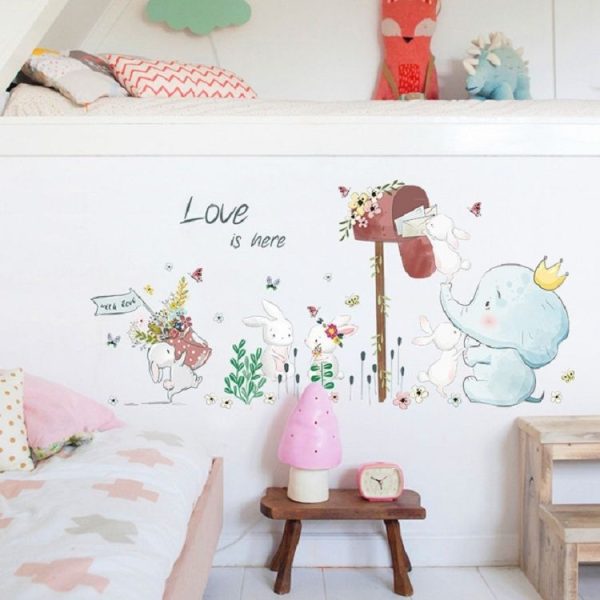 Cartoon Cute Children Room Bedside Kindergarten Layout Decorative Wall Stickers - Image 5