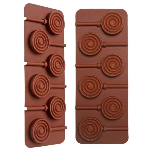 6 Consecutive Simulation Molds with Sticks Donuts Can Be Reused with Silicone Toy Molds, Size: 23.5 x 9.3 x 1.8cm