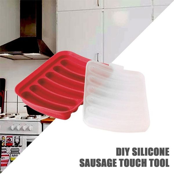 Sausage Making Silicone DIY Hot Dog Handmade Mold Baking Gadget (Blue) - Image 5