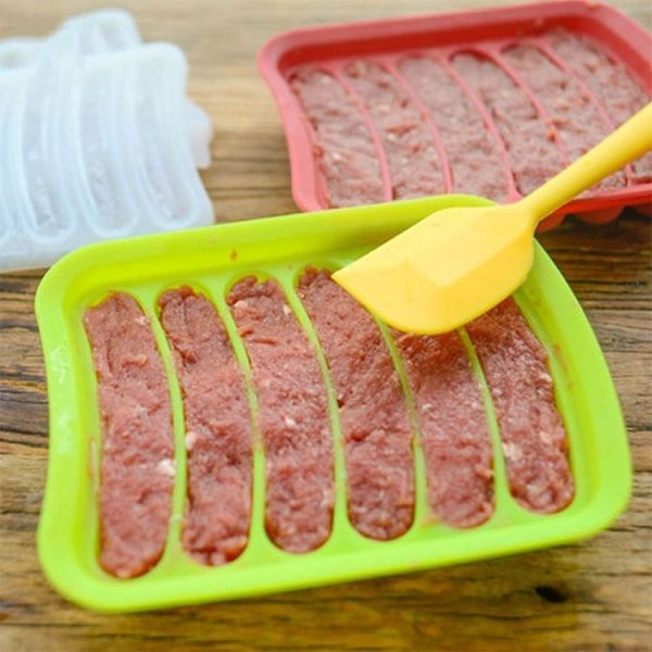 Sausage Making Silicone DIY Hot Dog Handmade Mold Baking Gadget (Blue) - Image 7