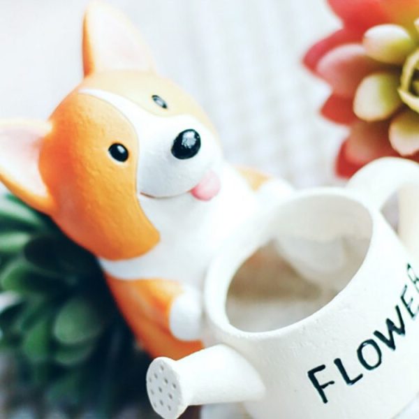 Creative Flower Pot resin Crafts Ornaments, Style: Keji Gardener - Image 3