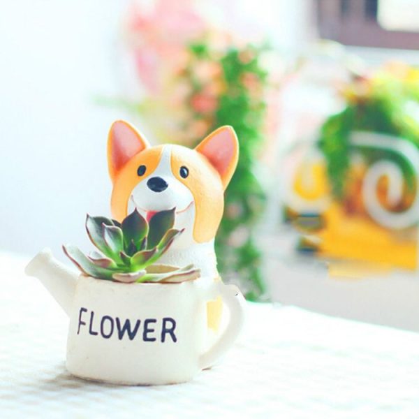 Creative Flower Pot resin Crafts Ornaments, Style: Keji Gardener - Image 4