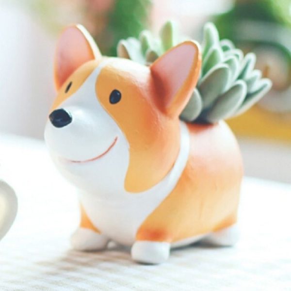 Creative Flower Pot resin Crafts Ornaments, Style: Koki Flower Pot - Image 2